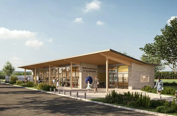 Bibliothèque scolaire à Crêches-sur-Saône
